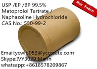 USP 99.5% Metoprolol Tartrate 550-99-2 Pharmaceutical Raw Powder