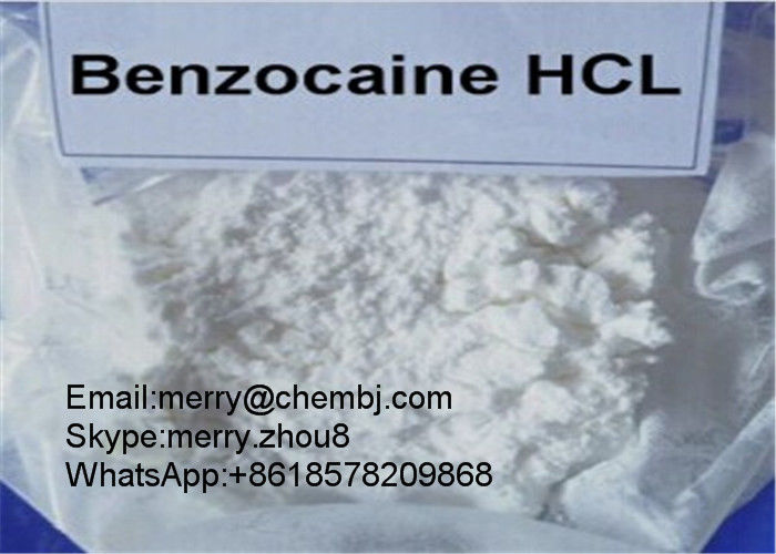 Benzocaine HCL Local Anethtic Raw Powder Benzocaine Hydrochloride For Pain Killer 23239-88-5