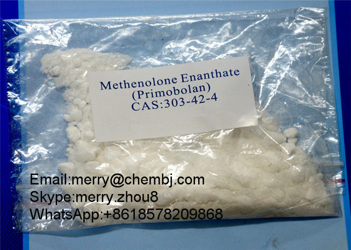 Muscle Growth Steroid Hormone Powder Methenolone Enanthate CAS 303-42-4