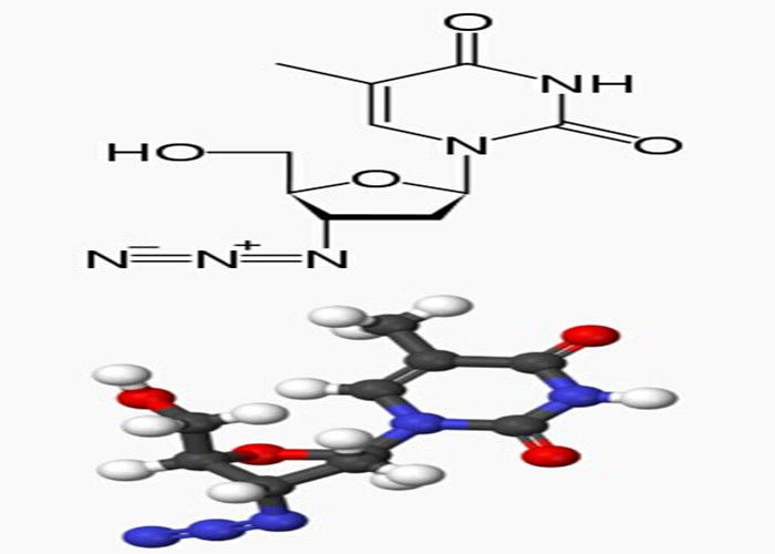 99% Zidovudine / Azidothymidine Raw Powder CAS 30516-87-1 For HIV Treatment